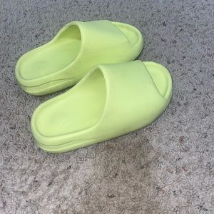 Adidas Yeezy Slides- Glow Green